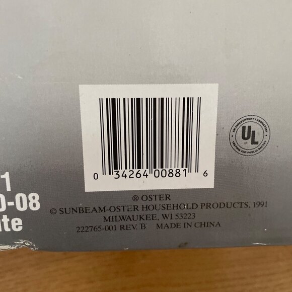 Vintage Oster Sunbeam Automatic Citrus Juicer Electric 3181 4100-08 White - Picture 9 of 9